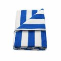 Kd Bufe GOC Cotton Vat Dyed Blue Stripes Pool Towel Blue , 6PK KD3183157